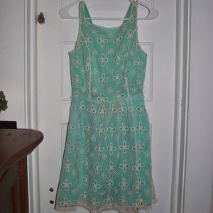 Jennifer Lopez turquoise Dress